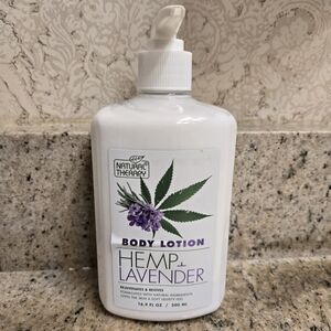 Natural Therapy Body Lotion Hemp Lavender 16.9 Fl OZ  500 ML unopened